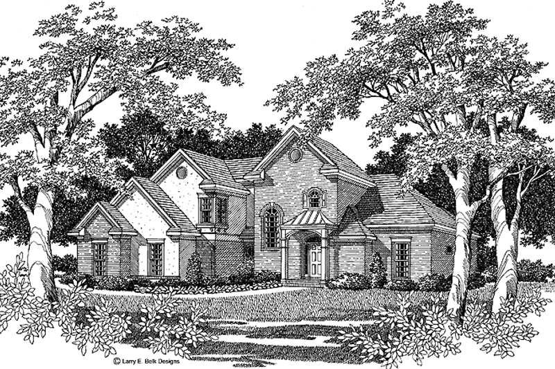 Dream House Plan - Traditional Exterior - Front Elevation Plan #952-20