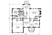 Colonial Style House Plan - 6 Beds 5.5 Baths 5313 Sq/Ft Plan #46-507 