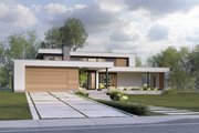 Contemporary Style House Plan - 4 Beds 3.5 Baths 4022 Sq/Ft Plan #1114-91 