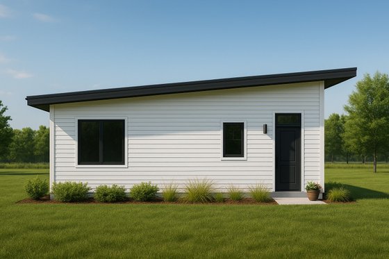 Exterior - Other Elevation for Modern House Plan #112-291 - 2 bed, 1 bath