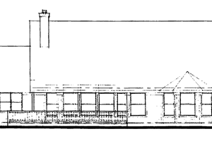 Exterior - Rear Elevation for Country House Plan #120-200 - 3 bed, 2.5 bath