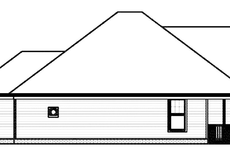 Home Plan - Exterior - Other Elevation 1 for Contemporary House Plan #999-155 - 3 bed, 2 bath