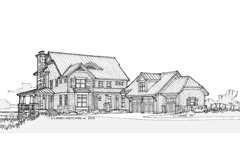 Dream House Plan - Exterior - Front Elevation 5 for Craftsman House Plan #928-229 - 5 bed, 4.5 bath