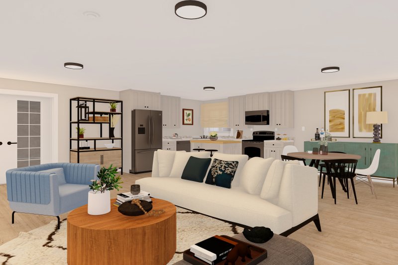 House Blueprint - Interior - Other 1 for Craftsman House Plan #1060-171 - 2 bed, 2 bath