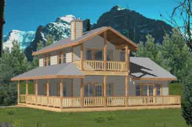 Home Plan - Country Exterior - Front Elevation Plan #117-453