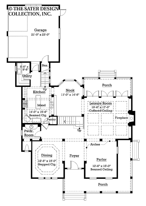 Home Plan - Victorian Floor Plan - Main Floor Plan #930-198