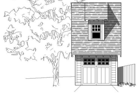 Exterior - Front Elevation for Bungalow House Plan #423-30, 0 bath