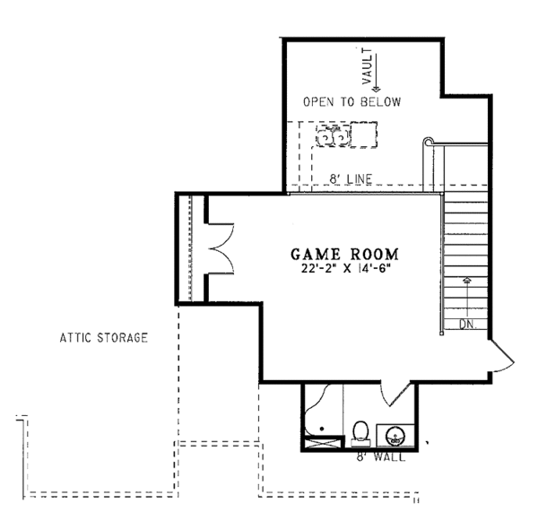 Home Plan - Country Floor Plan - Upper Floor Plan #17-2727