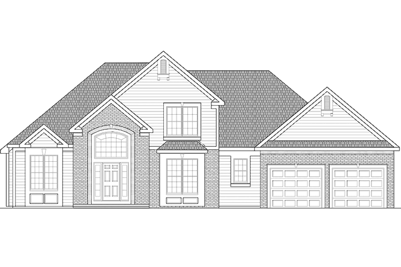 House Blueprint - Classical Exterior - Front Elevation Plan #328-436