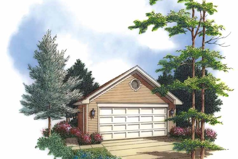 Home Plan - Exterior - Front Elevation Plan #48-838
