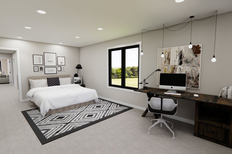 Home Plan - Interior - Bedroom 2 for Modern House Plan #51-1281 - 5 bed, 3.5 bath
