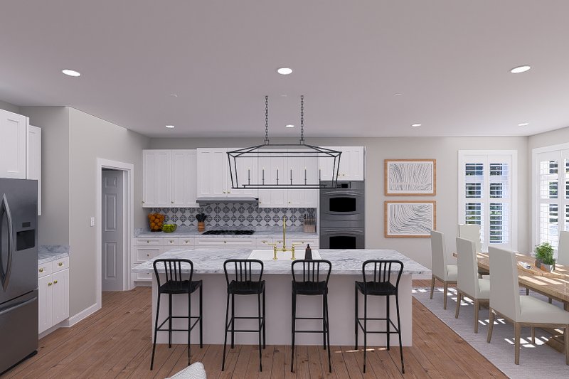 Architectural House Design - Interior - Kitchen 2 for Craftsman House Plan #1060-265 - 3 bed, 2.5 bath