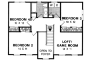 Traditional Style House Plan - 4 Beds 2.5 Baths 2121 Sq/Ft Plan #56-648 