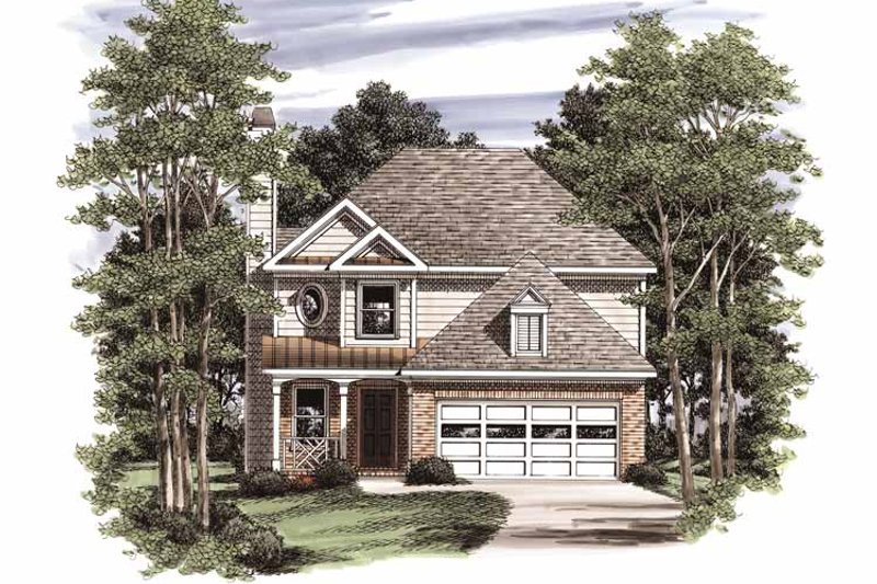 Architectural House Design - Country Exterior - Front Elevation Plan #927-758