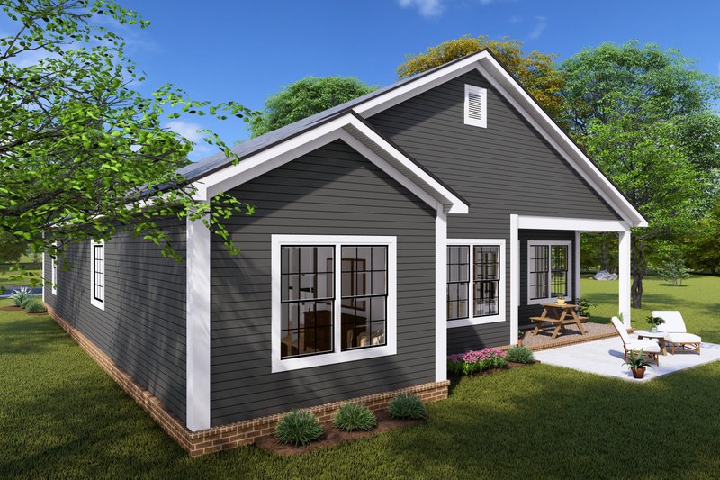 Cottage Style House Plan - 3 Beds 2 Baths 1400 Sq/Ft Plan #513-2240 ...