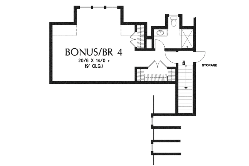 Dream House Plan - Floor Plan - Other Floor for Country House Plan #48-898 - 3 bed, 2.5 bath