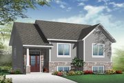 Craftsman Style House Plan - 2 Beds 1 Baths 1040 Sq/Ft Plan #23-2577 