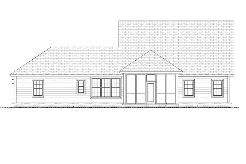 Dream House Plan - Exterior - Rear Elevation for Traditional House Plan #513-2127 - 3 bed, 2.5 bath