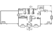 Colonial Style House Plan - 5 Beds 3 Baths 3120 Sq/Ft Plan #60-789 