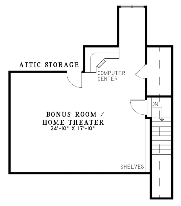 Dream House Plan - Traditional Floor Plan - Other Floor Plan #17-2902