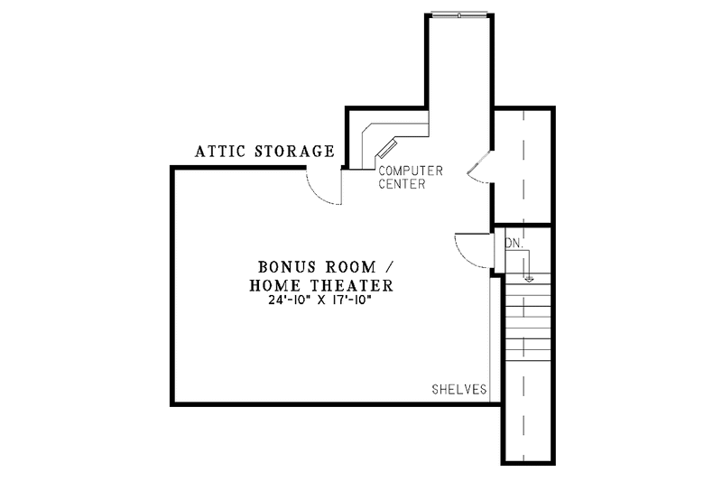 Home Plan - Floor Plan - Other Floor for Traditional House Plan #17-2902 - 3 bed, 2.5 bath