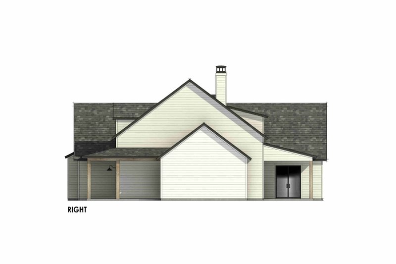 Dream House Plan - Exterior - Front Elevation 5 for Farmhouse House Plan #1096-207 - 4 bed, 3.5 bath