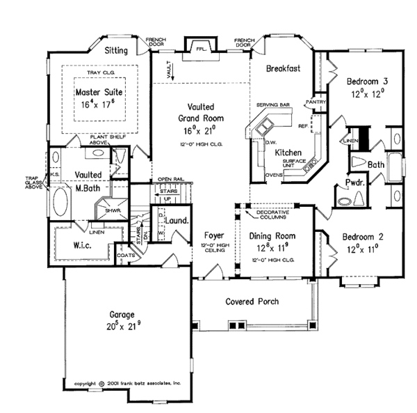 Dream House Plan - Country Floor Plan - Main Floor Plan #927-833