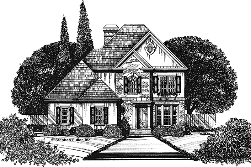Home Plan - Exterior - Front Elevation 3 for Colonial House Plan #429-84 - 3 bed, 2.5 bath