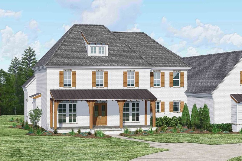 Country Style House Plan - 4 Beds 5.5 Baths 4698 Sq/Ft Plan #1081-45 Exterior