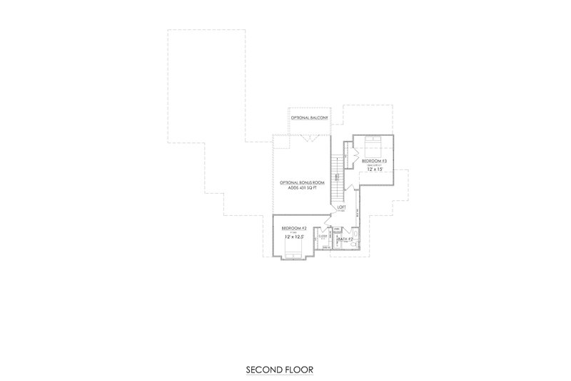 Farmhouse Style House Plan - 3 Beds 2.5 Baths 2596 Sq/Ft Plan #1098-1 ...