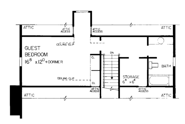 House Blueprint - Victorian Floor Plan - Other Floor Plan #72-802