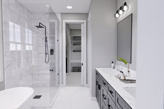 Interior - Master Bathroom 1 for Farmhouse House Plan #51-1277 - 4 bed, 4.5 bath