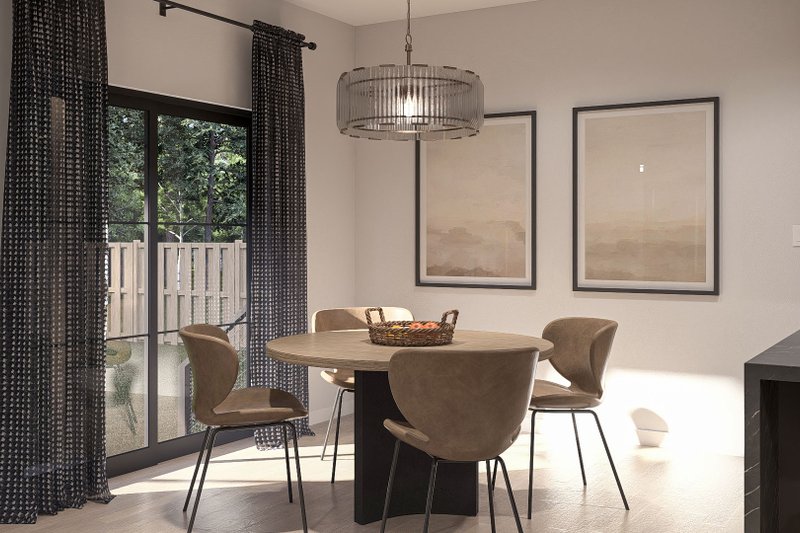 House Design - Interior - Dining Room for Modern House Plan #455-747 - 3 bed, 2 bath
