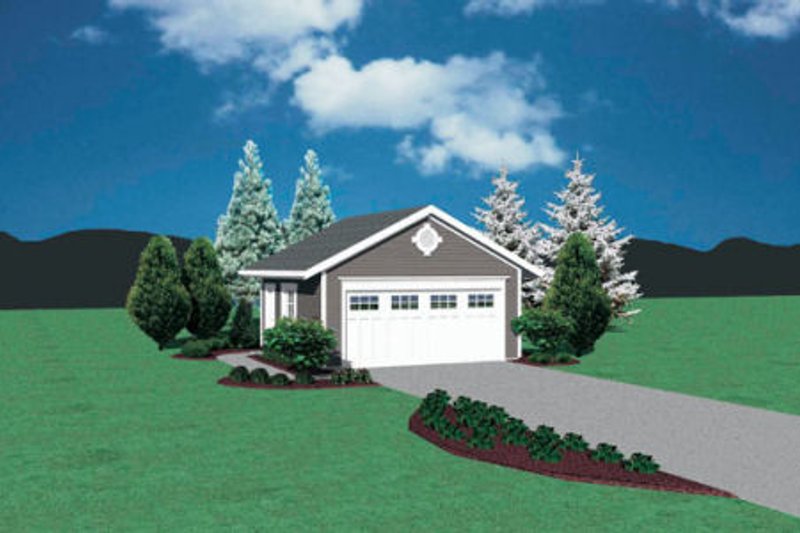 Home Plan - Traditional Exterior - Front Elevation Plan #48-369