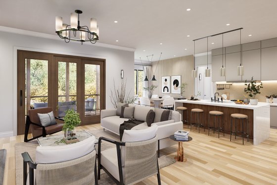 Interior - Other for Contemporary House Plan #54-688 - 3 bed, 2 bath