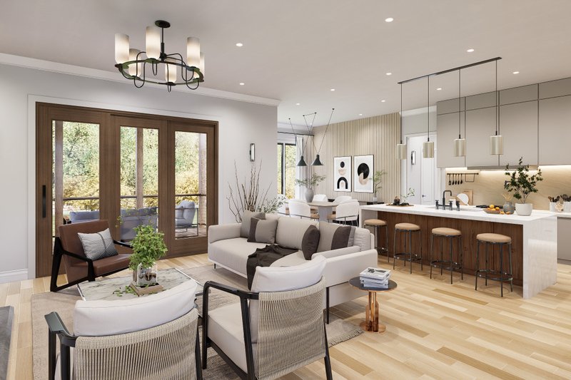 Home Plan - Interior - Other for Contemporary House Plan #54-688 - 3 bed, 2 bath