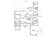 Mediterranean Style House Plan - 5 Beds 4.5 Baths 3814 Sq/Ft Plan #420-281 