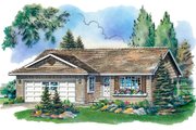 Ranch Style House Plan - 2 Beds 1.5 Baths 997 Sq/Ft Plan #18-1012 