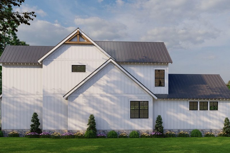 House Blueprint - Exterior - Front Elevation 7 for Farmhouse House Plan #923-273 - 4 bed, 3.5 bath