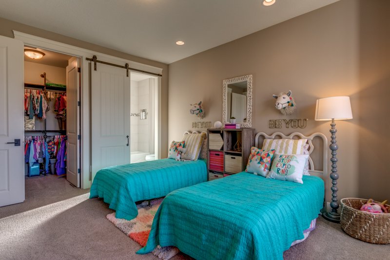 Architectural House Design - Interior - Bedroom 1 for Craftsman House Plan #48-1133 - 4 bed, 2.5 bath