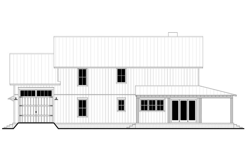 Home Plan - Exterior - Other Elevation 1 for Barndominium House Plan #430-337 - 4 bed, 3 bath