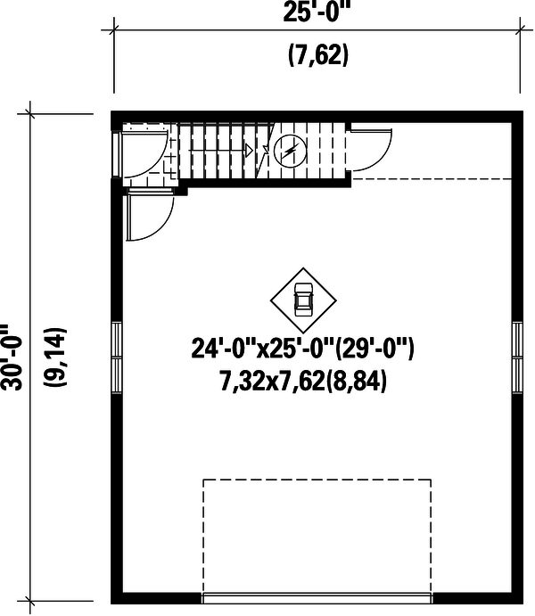 Country Floor Plan - Main Floor Plan #25-4750
