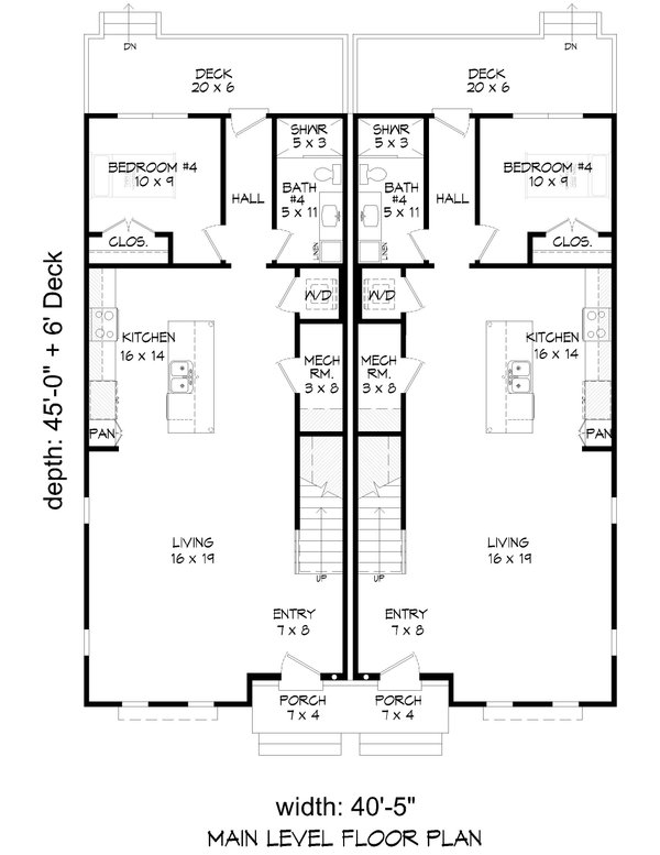 House Plan Design - Floor Plan - Main Floor for Contemporary House Plan #932-1428 - 8 bed, 8 bath