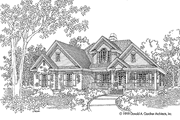 Country Style House Plan - 4 Beds 3 Baths 2163 Sq/Ft Plan #929-470 