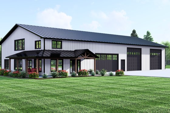 Barndo House Layout with Shop