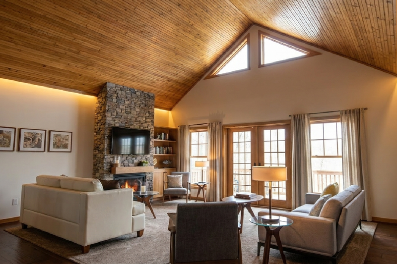 House Blueprint - Interior - Family Room for Farmhouse House Plan #126-255 - 3 bed, 2.5 bath