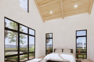 Interior - Master Bedroom for Modern House Plan #1096-25 - 4 bed, 4.5 bath