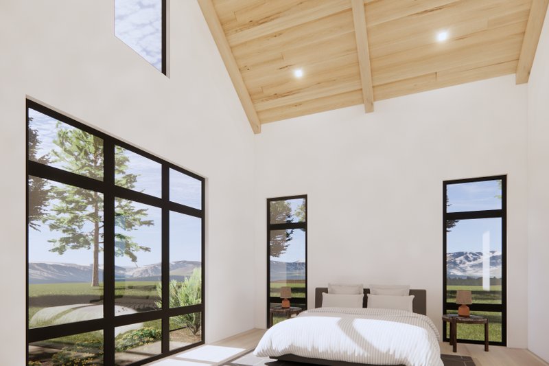 Home Plan - Interior - Master Bedroom for Modern House Plan #1096-25 - 4 bed, 4.5 bath