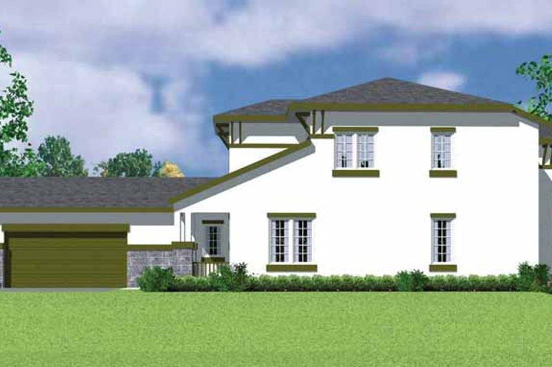 Home Plan - Exterior - Other Elevation for Prairie House Plan #72-1120 - 4 bed, 2.5 bath