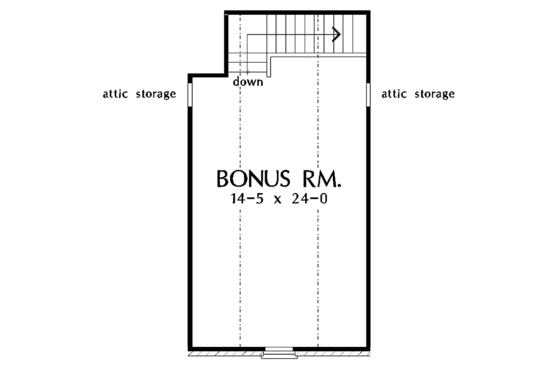 Floor Plan - Other Floor for Traditional House Plan #929-325 - 3 bed, 2 bath